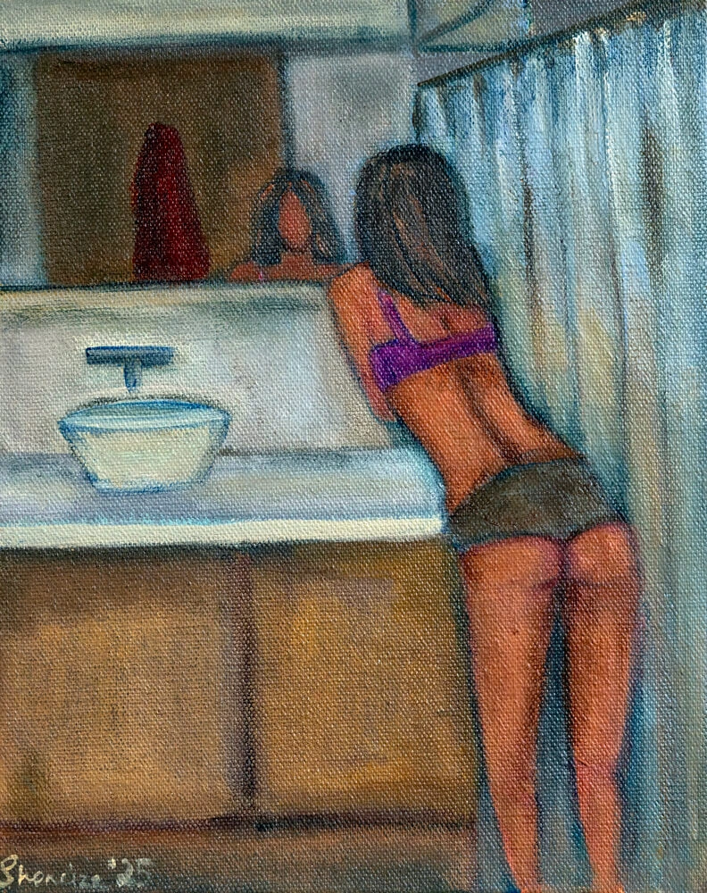The bathroom selfie | 8 X 10 Inches