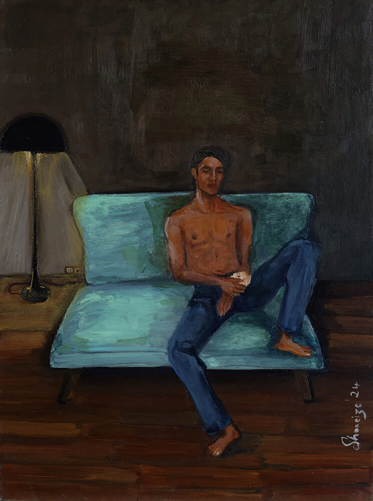 Wounded in the shadows | 16 X 12 Inches