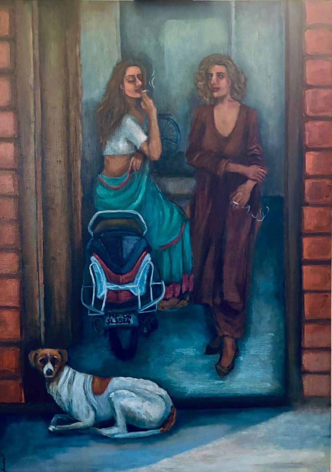 Whispers in the Haze |  3.5 feet X 2.5 feet